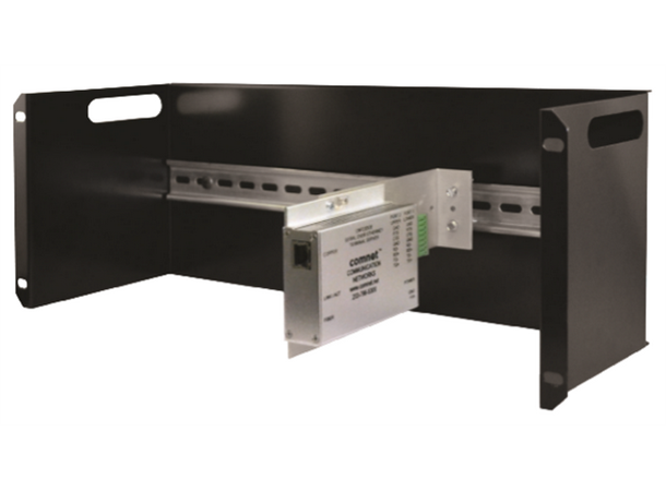 19inch Rack Mount DIN Rail Bracket, 4U, (Various Mounting Configurations)